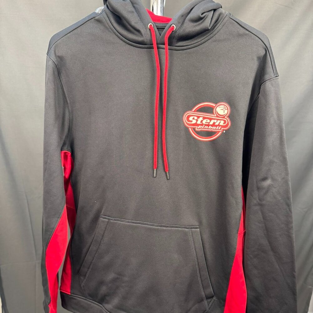 Stern Pinball Black/Red Hoodie – Size S